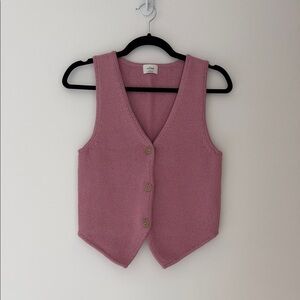 Wilfred Mauve Knit Vest